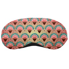 Background Floral Pattern Pink Sleeping Masks