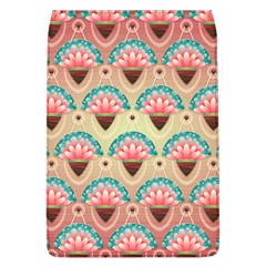 Background Floral Pattern Pink Removable Flap Cover (l)