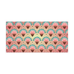 Background Floral Pattern Pink Yoga Headband