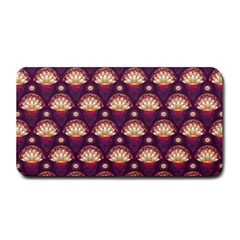 Background Floral Pattern Purple Medium Bar Mats