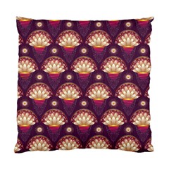 Background Floral Pattern Purple Standard Cushion Case (one Side)