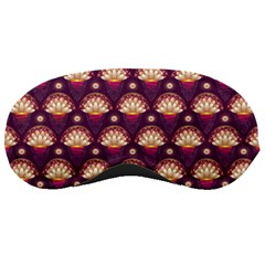 Background Floral Pattern Purple Sleeping Masks