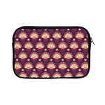 Background Floral Pattern Purple Apple iPad Mini Zipper Cases Front