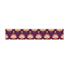 Background Floral Pattern Purple Flano Scarf (mini) by HermanTelo