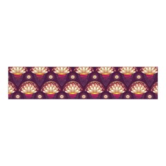 Background Floral Pattern Purple Velvet Scrunchie