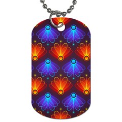 Background Colorful Abstract Dog Tag (two Sides)