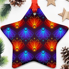 Background Colorful Abstract Star Ornament (two Sides)