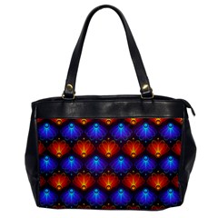 Background Colorful Abstract Oversize Office Handbag