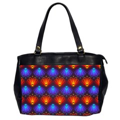 Background Colorful Abstract Oversize Office Handbag (2 Sides)