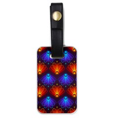 Background Colorful Abstract Luggage Tags (one Side)  by HermanTelo