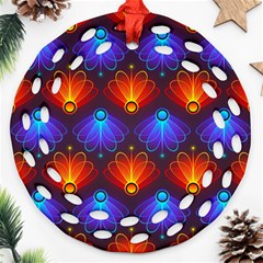 Background Colorful Abstract Ornament (round Filigree)