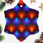 Background Colorful Abstract Ornament (Snowflake) Front