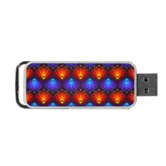 Background Colorful Abstract Portable Usb Flash (two Sides)