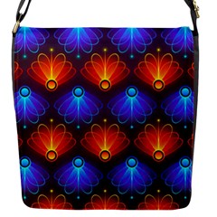 Background Colorful Abstract Flap Closure Messenger Bag (s)