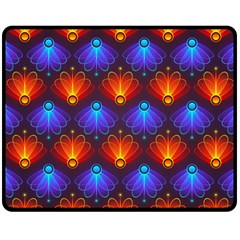 Background Colorful Abstract Double Sided Fleece Blanket (medium) 