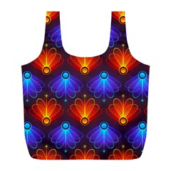 Background Colorful Abstract Full Print Recycle Bag (l)