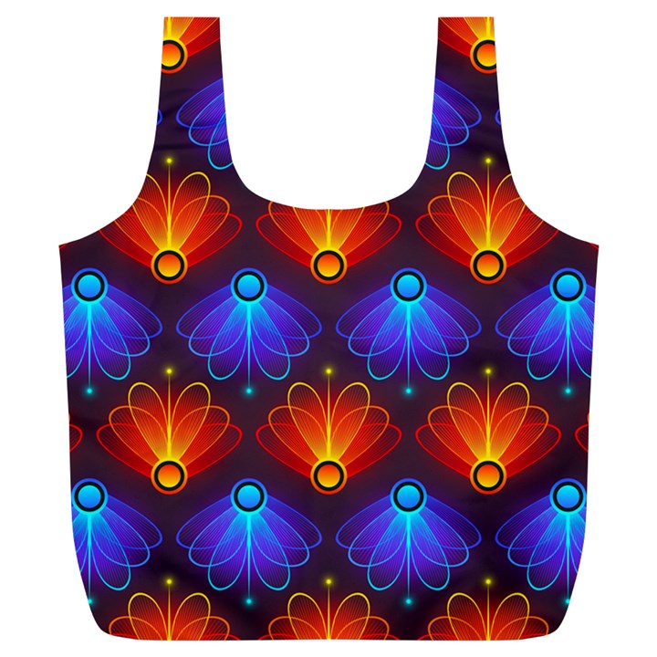 Background Colorful Abstract Full Print Recycle Bag (XL)