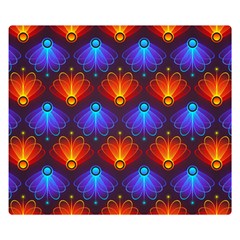 Background Colorful Abstract Double Sided Flano Blanket (small)  by HermanTelo