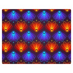 Background Colorful Abstract Double Sided Flano Blanket (medium) 