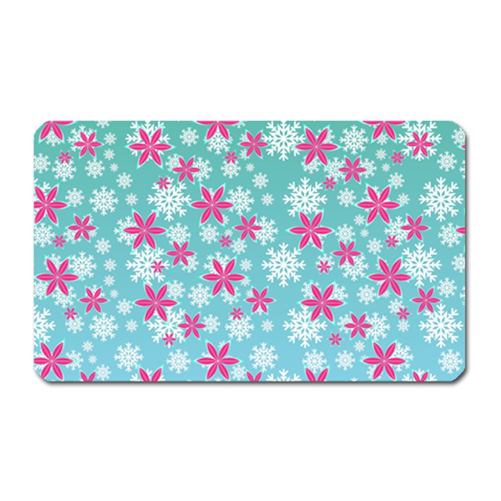 Background Frozen Fever Magnet (Rectangular)