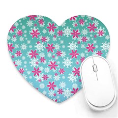 Background Frozen Fever Heart Mousepads