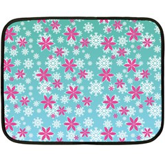 Background Frozen Fever Double Sided Fleece Blanket (mini) 