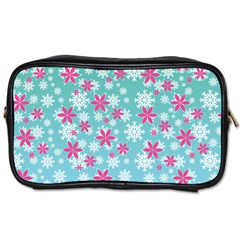 Background Frozen Fever Toiletries Bag (two Sides)