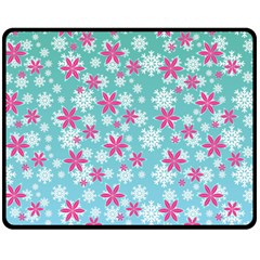 Background Frozen Fever Fleece Blanket (medium)  by HermanTelo