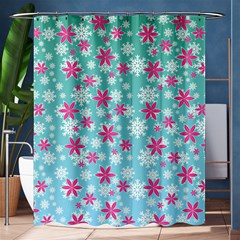 Background Frozen Fever Shower Curtain 60  X 72  (medium)  by HermanTelo