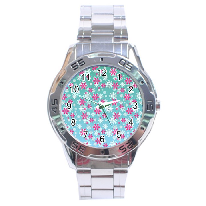 Background Frozen Fever Stainless Steel Analogue Watch