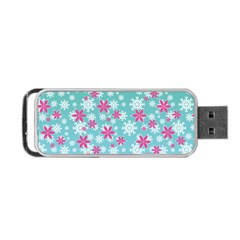 Background Frozen Fever Portable Usb Flash (one Side)