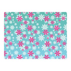 Background Frozen Fever Double Sided Flano Blanket (mini) 