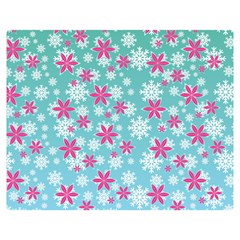 Background Frozen Fever Double Sided Flano Blanket (medium) 