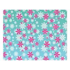 Background Frozen Fever Double Sided Flano Blanket (large) 