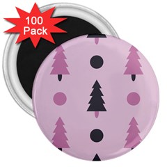 Christmas Tree Fir Den 3  Magnets (100 Pack) by HermanTelo