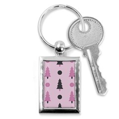 Christmas Tree Fir Den Key Chains (rectangle) 