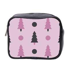 Christmas Tree Fir Den Mini Toiletries Bag (two Sides) by HermanTelo