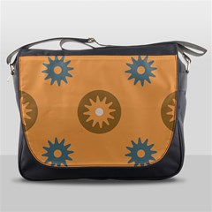 Flowers Screws Rounds Circle Messenger Bag