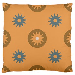 Flowers Screws Rounds Circle Standard Flano Cushion Case (One Side)