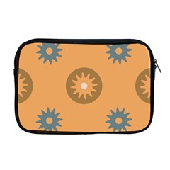 Flowers Screws Rounds Circle Apple Macbook Pro 17  Zipper Case