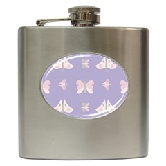 Butterfly Butterflies Merry Girls Hip Flask (6 Oz)