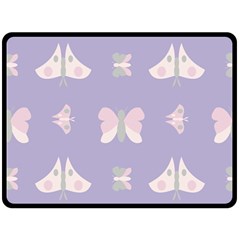 Butterfly Butterflies Merry Girls Fleece Blanket (large)  by HermanTelo