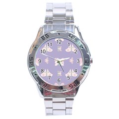 Butterfly Butterflies Merry Girls Stainless Steel Analogue Watch