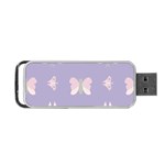 Butterfly Butterflies Merry Girls Portable USB Flash (Two Sides) Front