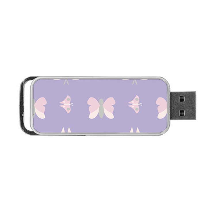 Butterfly Butterflies Merry Girls Portable USB Flash (Two Sides)