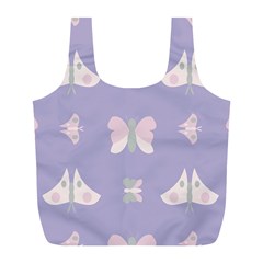 Butterfly Butterflies Merry Girls Full Print Recycle Bag (l) by HermanTelo