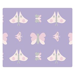 Butterfly Butterflies Merry Girls Double Sided Flano Blanket (small) 