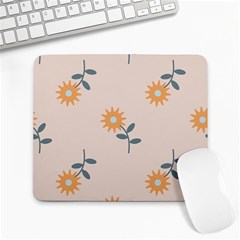 Flowers Continuous Pattern Nature Large Mousepads by HermanTelo