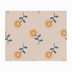 Flowers Continuous Pattern Nature Small Glasses Cloth by HermanTelo