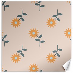 Flowers Continuous Pattern Nature Canvas 12  X 12 